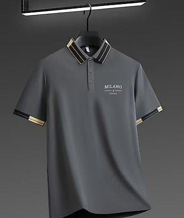 италия итальянское италии: Мужская футболка, M, L, XL, Milano, Новый, цвет - Бежевый — 1