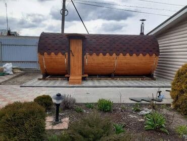 дом последующим выкупом: Баня
Баня бочка
Баня сауна
Баня под ключ — 1