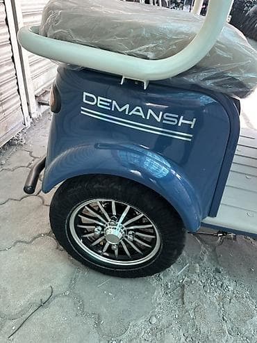 Скутерлер: Электрический трёхколёсный рикша-скутер с крышей и лобовым стеклом - — 6