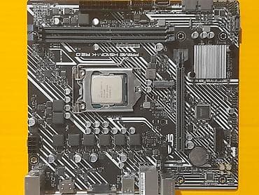 ddr 5: Материнская плата, Б/у, Asus, LGA1200, Micro-ATX, Для ПК — 4