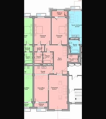 premium development: 3 комнаты, 137 м², Элитка, 8 этаж, Готовая ПСО (под самоотделку) — 2