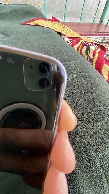 тө: IPhone 11, Б/у, 128 ГБ, Розовый, Зарядное устройство, 95 % — 3