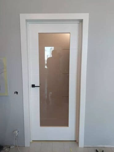 установка двери: Межкомнатная глухая дверь — 5