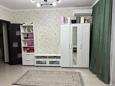 поселок манас квартиры: 1 комната, Агентство недвижимости, Без подселения, С мебелью частично — 1