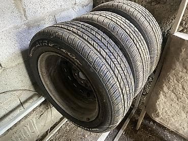 diski kg: Колеса в сборе 195 / 60 / R 15, Лето, Б/у, Легковые, Железные, отверстий - 5 — 5