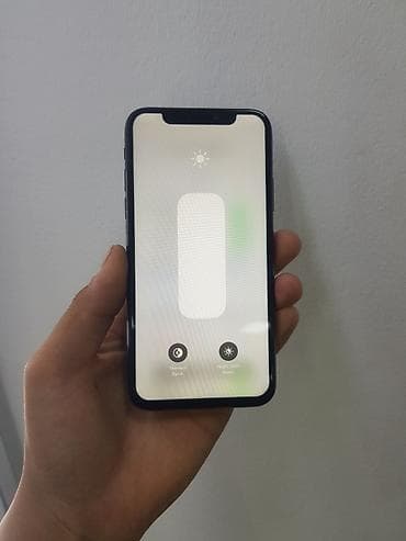 айфон тел: IPhone X, Б/у, 64 ГБ, Черный, Чехол, 100 % — 6