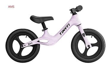 Беговел TINYTI (розовый) - Легкая рама с плавными линиями и низкой