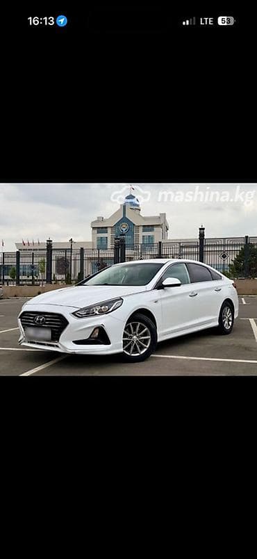 Hyundai Sonata: 2018 г., 2 л, Автомат, Бензин, Седан — 1
