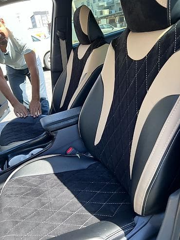 prius plus: Чехлы Алькантара, цвет - Серый, Toyota, Новый, Платная доставка — 3