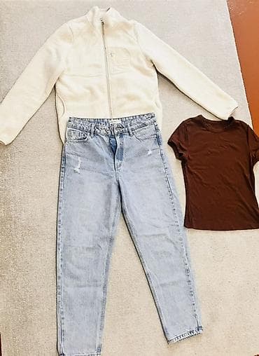 Комплект, Трикотаж, Высокая талия