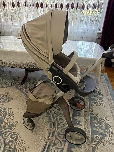 joolz aer: Коляска, Stokke, цвет - Серебристый, Б/у, Самовывоз, Платная доставка — 1