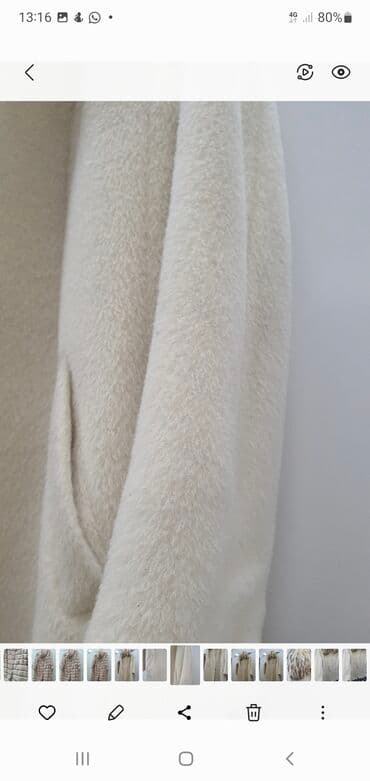 Атайын кийим: Пальто альпака шерсть 100% размер46-48 — 4