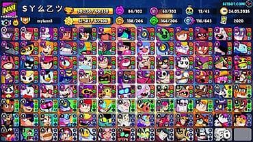 Аккаунт Brawl Stars высокого уровня Основное: - Путь к славе: 90 279