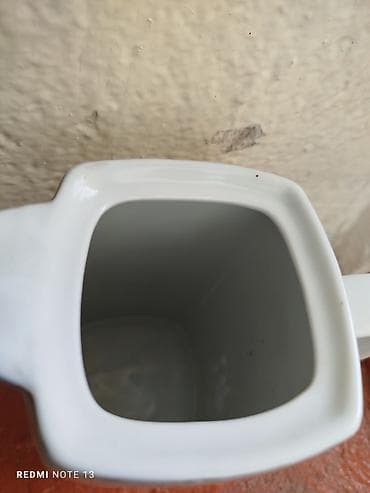 кофейн: Фарфоровый кофейник с крышкой + сливочник YSC (Made in China) — 1