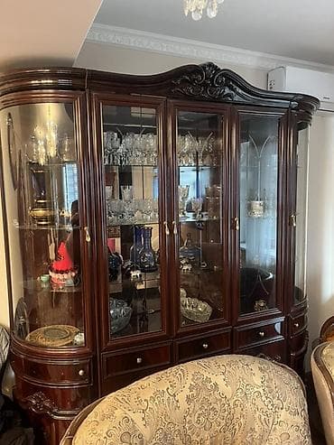 Комплекты мягкой мебели: Классический комплект мебели для столовой в стиле неоклассика/барокко — 3