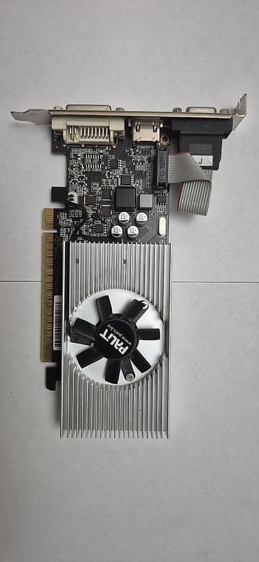 Видеокарта для ПК, Б/у, Palit, GeForce GT, До 2 ГБ — 1