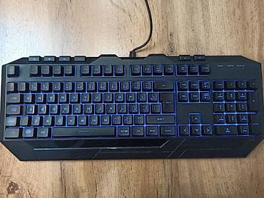 Техника жана электроника: Клавиатура, Мембрандык, Зымдуу туташтыруу, Өлчөмү: 100% — 6