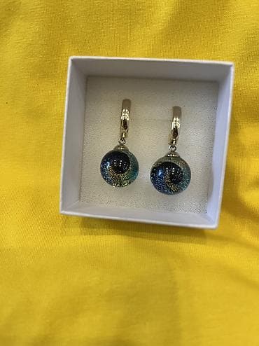 серебро кара балта: Серебряные серьги, Женские, Б/у — 2