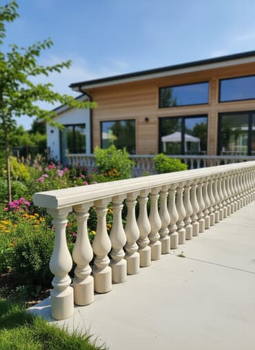 кладка кирпича кант: Готовая балясина, Материал: Бетон, Для лестницы — 1