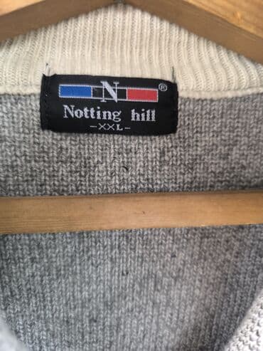 Свитерлер: Свитер Notting Hill, очень теплый, размер XXL. - Цвет: светло‑серый — 4