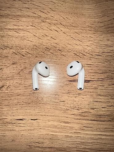 Техника и электроника: AirPods 4 без шумодава идеального состояния, оригинал с Америки!!! Без — 4