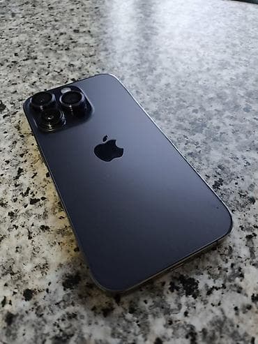 IPhone 14 Pro, Б/у, 128 ГБ, Deep Purple, Зарядное устройство, Коробка, Чехол, 86 %