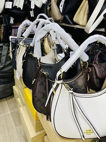 coach барсетки: Классическая сумка, Coach, Китай, Материал: Экокожа, Регулируемый ремень, Женские, Новый — 3