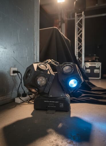 бу тумпочка: Световой прибор для сцены/клуба — многолучевой “Moving Light”. - Тип — 1