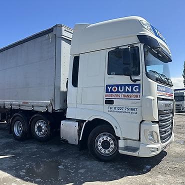 рефрижератор фура: Тягач, DAF, 2019 г., Шторный — 1