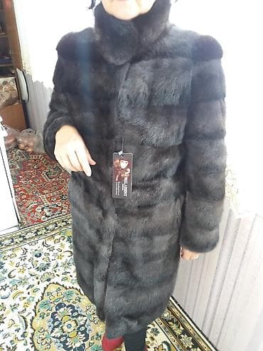 m s: Продаю нов норковую шубу, размер 46-48, до колен. трансформер-рукава — 1