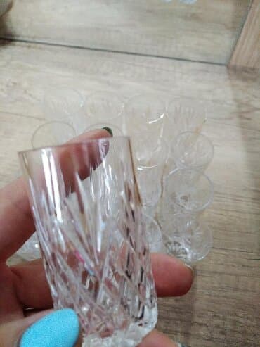 стеклянные кружки: Рюмки хрустальные советские 6 шт* Все целое без сколов Набор рюмок — 3