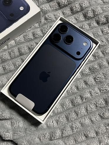 apple iphone 17: IPhone 17 Pro, Новый, 256 ГБ, Голубой, Коробка, 100 % — 1