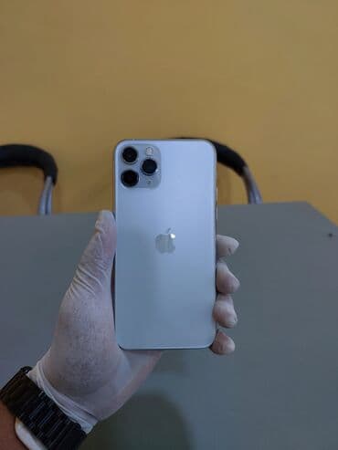 айфон 12 поо: IPhone 11 Pro, Колдонулган, 256 ГБ, Matte Silver, Куту, 100 % — 3