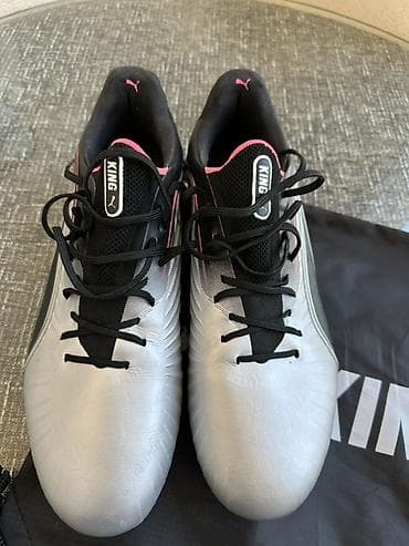 футбольное: Футбольные бутсы PUMA KING (AG-FG) с мешком-чехлом KING. 43 размер — 4