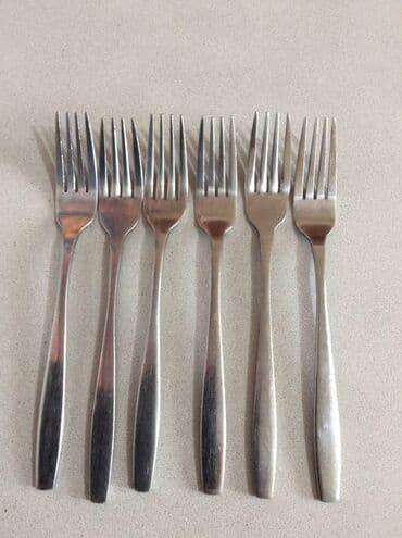 набор вилок и ложек в чемодане цена: Набор вилок из нержавеющей стали 6 шт, ОАЭ — 1