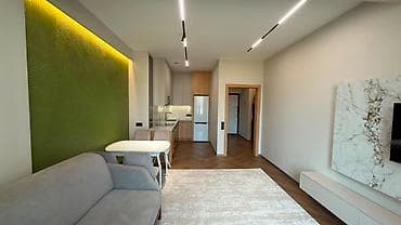 Батирлер: 1 бөлмө, 46 м², Асанбай мкр Элитка, 10 кабат, Жаңы ремонт — 7