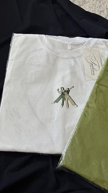 фудболка мужской: Футболка, Классическая модель, Трикотаж, Новый, M, L, XL — 1