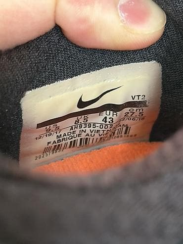 Мырзалардын бут кийими: Эркектердин кроссовкасы, 43, Nike, Колдонулган, түсү - Кара — 5