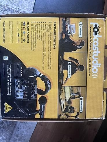 htc touch: Комплект Behringer PODCASTUDIO (Professional PODCASTUDIO Bundle with — 2