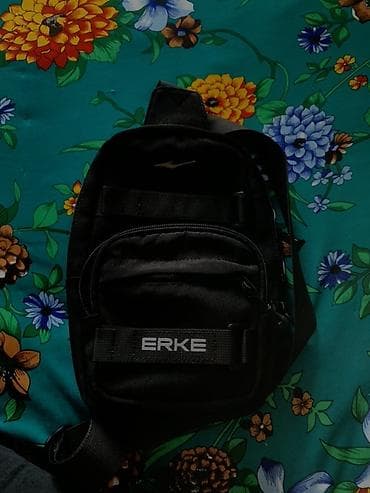 nomad group: Сумка через плечо ERKE, компактная городская модель. - Цвет: черный — 1