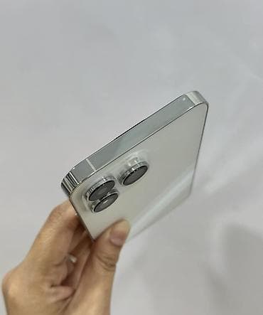 13 plus: IPhone 14 Pro Max, Б/у, 128 ГБ, Белый, Коробка, 78 % — 2