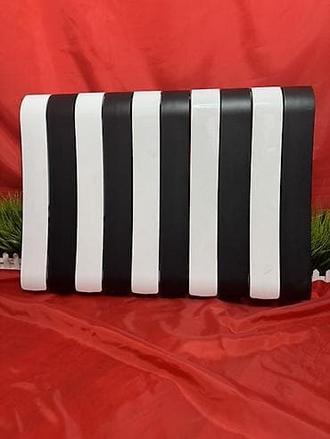 Декоративная садовая ограда «Зебра» - Модульная пластиковая секция