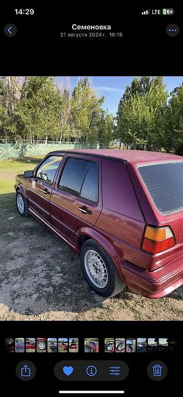 Volkswagen Golf: 1988 г., 1.8 л, Механика, Бензин, Хэтчбэк — 4