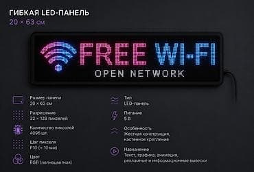 морнинг монитор: LED матричная панель вывесок — современное и эффективное решение для — 5