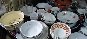 Посуда разная цена за все две кастрюльки чайный сервиз кофейный — 10