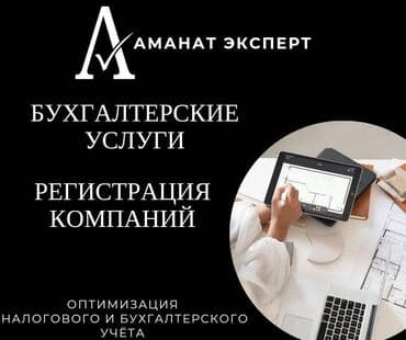Бухгалтердик кызматтар | Салыктык отчеттуулукту даярдоо, Салыктык отчеттуулукту берүү, Консультация