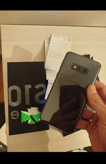 Samsung Galaxy S10e, Б/у, 128 ГБ, цвет - Черный, 2 SIM