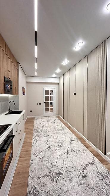 flat osh: 1 комната, 51 м², Ошский рынок / базар Элитка, 8 этаж, Евроремонт — 6