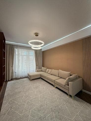 discovery studio: 3 комнаты, 74 м², Асанбай мкр Элитка, 7 этаж, Евроремонт — 2