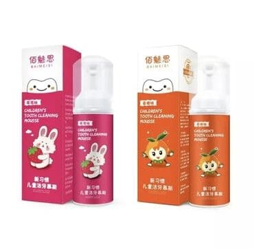 детская зубная щётка: Нажмите на дозатор 2-3 раза, нанесите пенку на зубную щетку и — 3